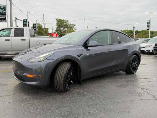 Deep Blue Metallic 2022 Tesla Model Y Performance