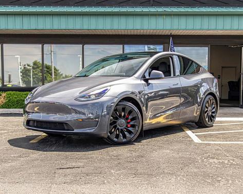 Deep Blue Metallic 2022 Tesla Model Y Performance