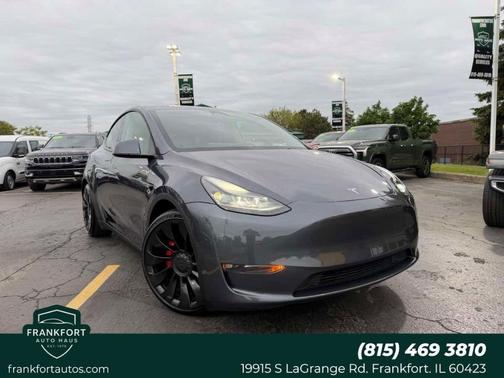 Deep Blue Metallic 2022 Tesla Model Y Performance