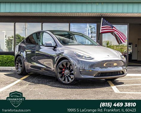 Deep Blue Metallic 2022 Tesla Model Y Performance