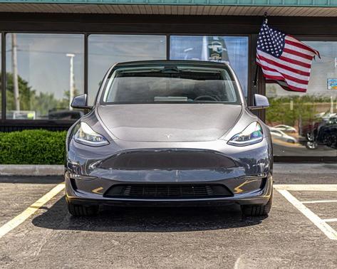 Deep Blue Metallic 2022 Tesla Model Y Performance