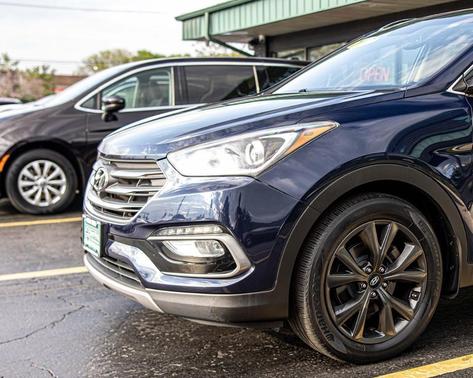 Nightfall Blue 2017 Hyundai Santa Fe Sport 2.0L Turbo Ultimate