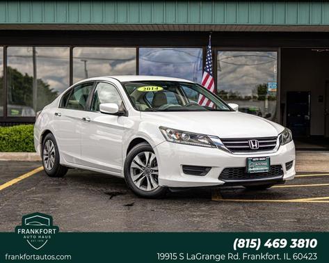 White Orchid Pearl 2014 Honda Accord LX
