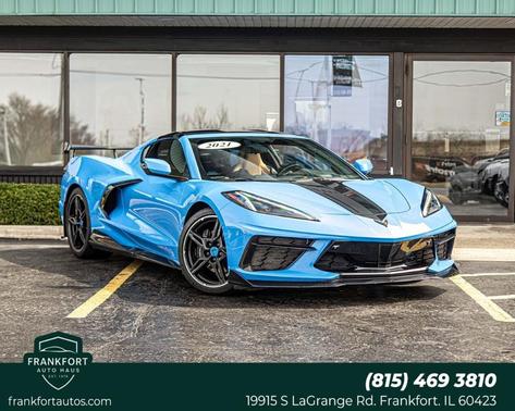 Rapid Blue 2021 Chevrolet Corvette Stingray w/2LT
