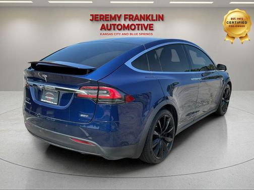 Deep Blue Metallic 2016 Tesla Model X P100D