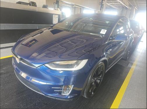 Deep Blue Metallic 2016 Tesla Model X P100D