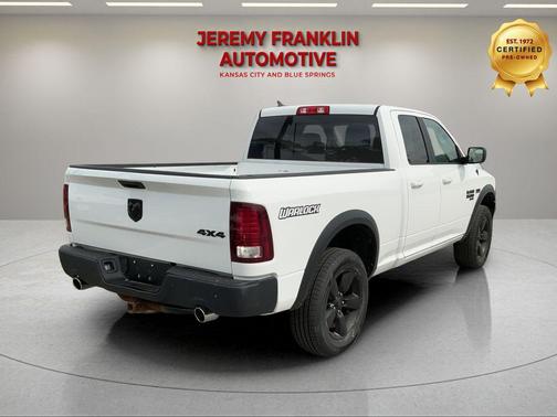 Bright White Clearcoat 2019 RAM 1500 Classic Warlock Quad Cab 4x4 6'4' Box
