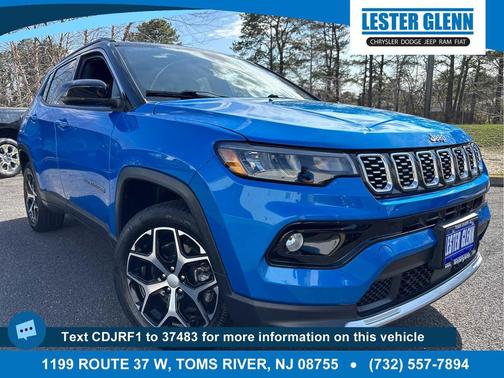 Hydro Blue Pearlcoat 2024 Jeep Compass Limited