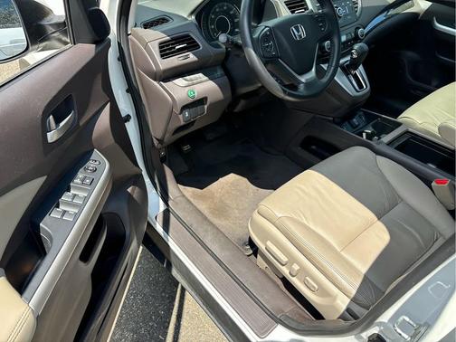 White Diamond Pearl 2012 Honda CR-V EX-L