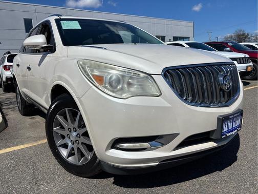 White Diamond Tricoat 2013 Buick Enclave Leather