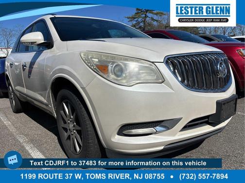 White Diamond Tricoat 2013 Buick Enclave Leather