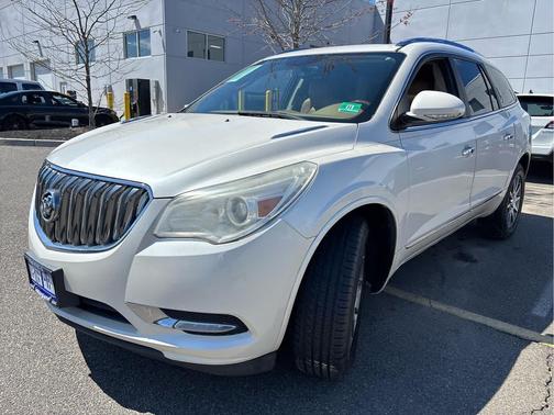 White Diamond Tricoat 2013 Buick Enclave Leather