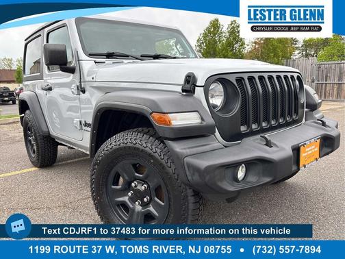 Silver Zynith Clearcoat 2023 Jeep Wrangler Sport