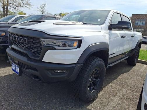 Bright White Clearcoat 2026 RAM 1500 RHO Crew Cab 4x4 5'7' Box