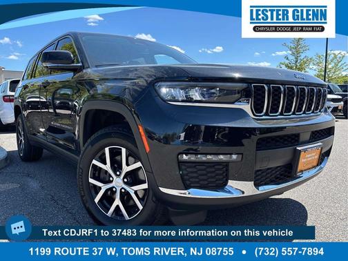 Diamond Black Crystal Pearlcoat 2023 Jeep Grand Cherokee L Limited
