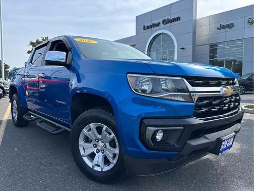 Bright Blue Metallic 2021 Chevrolet Colorado LT