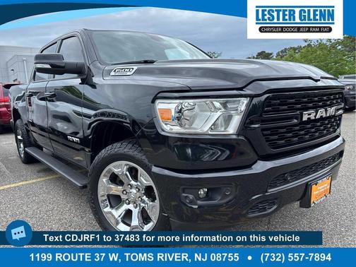 Diamond Black Crystal Pearlcoat 2022 RAM 1500 Big Horn/Lone Star