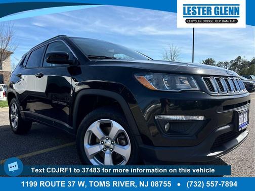 Diamond Black Crystal Pearlcoat 2020 Jeep Compass Latitude