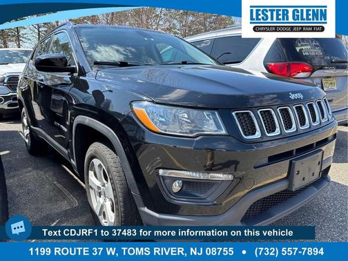 Diamond Black Crystal Pearlcoat 2020 Jeep Compass Latitude