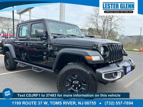 Black Clearcoat 2023 Jeep Gladiator Sport