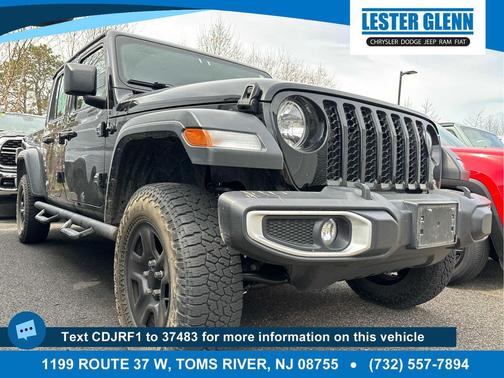 Black Clearcoat 2023 Jeep Gladiator Sport