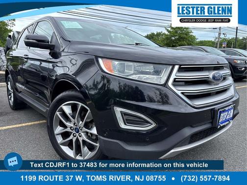 Shadow Black 2016 Ford Edge Titanium
