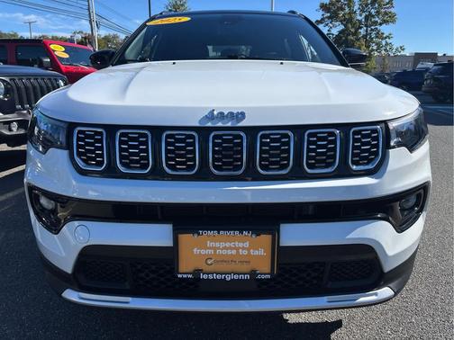 Bright White Clearcoat 2025 Jeep Compass Limited