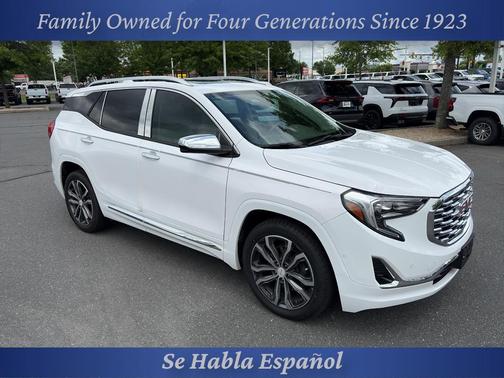 Summit White 2018 GMC Terrain Denali