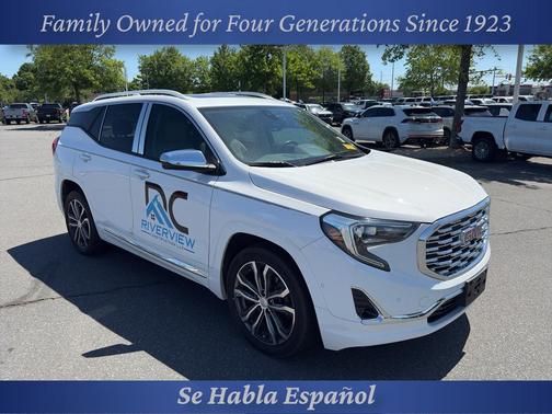 Summit White 2018 GMC Terrain Denali