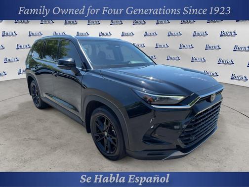 Midnight Black Metallic 2025 Toyota Grand Highlander Limited