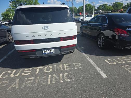 Serenity White 2024 Hyundai SANTA FE SEL 2.4