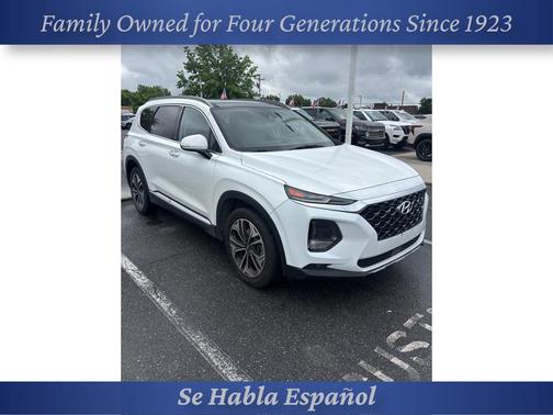 Quartz White 2019 Hyundai SANTA FE Limited 2.0T