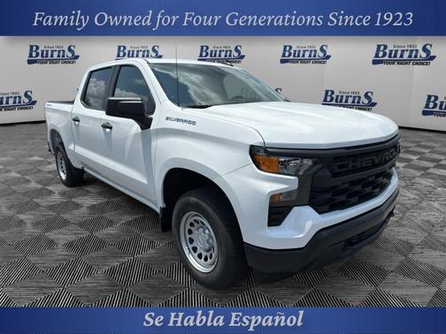 Summit White 2026 Chevrolet Silverado 1500 WT