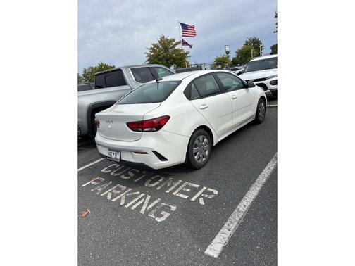 Clear White 2022 Kia Rio LX