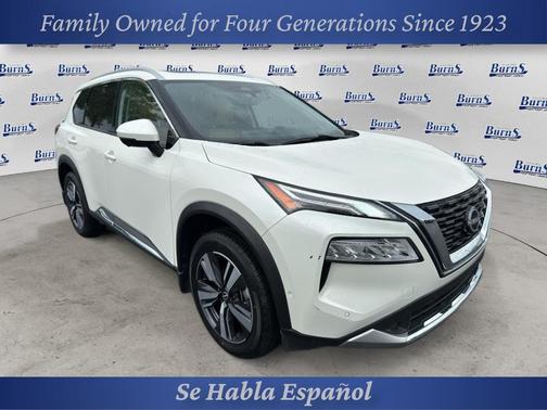 Pearl White Tricoat 2023 Nissan Rogue Platinum