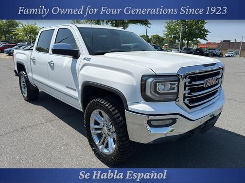 Summit White 2018 GMC Sierra 1500 SLT