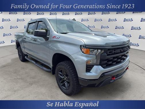 Sterling Gray Metallic 2026 Chevrolet Silverado 1500 Custom Trail Boss
