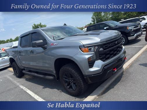 Sterling Gray Metallic 2026 Chevrolet Silverado 1500 Custom Trail Boss