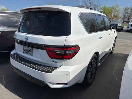 Aspen White Tricoat 2023 Nissan Armada SL 2WD