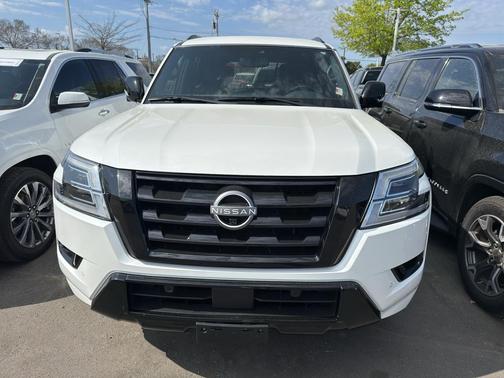 Aspen White Tricoat 2023 Nissan Armada SL 2WD