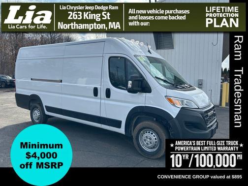 Bright White Clearcoat 2026 RAM ProMaster 3500 High Roof