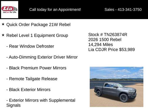 Granite Crystal Metallic Clearcoat 2026 RAM 1500 Rebel