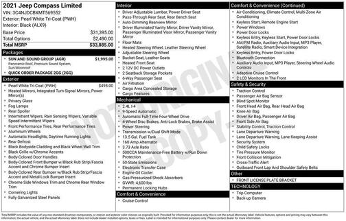 2021 Jeep Compass Limited