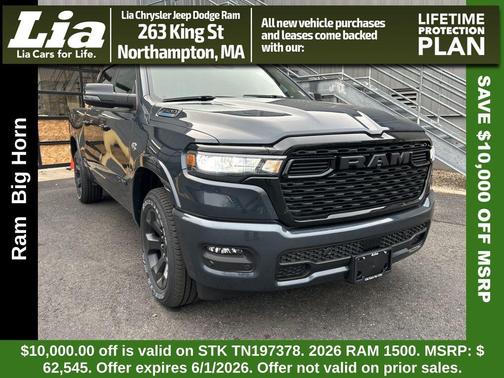 Forged Blue Metallic 2026 RAM 1500 Big Horn/Lone Star