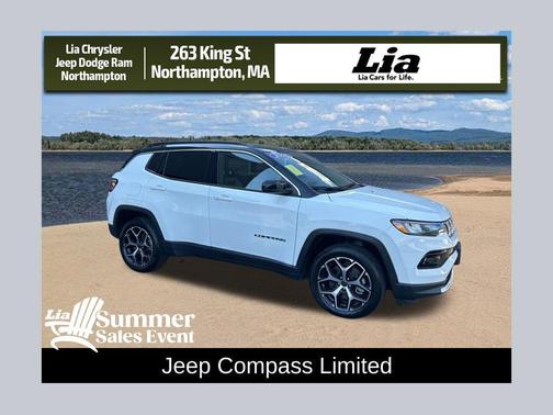 Bright White Clearcoat 2025 Jeep Compass Limited