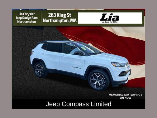 Bright White Clearcoat 2025 Jeep Compass Limited