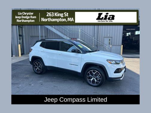 Bright White Clearcoat 2025 Jeep Compass Limited