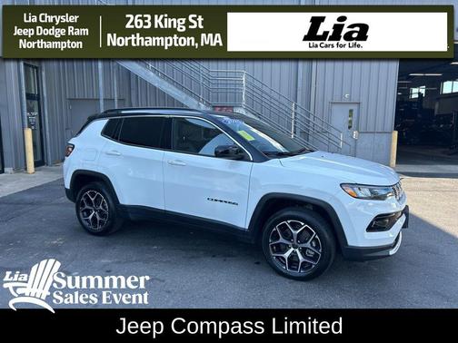 Bright White Clearcoat 2025 Jeep Compass Limited