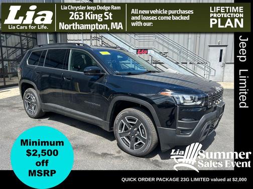 Diamond Black Crystal Pearlcoat 2026 Jeep Cherokee Limited