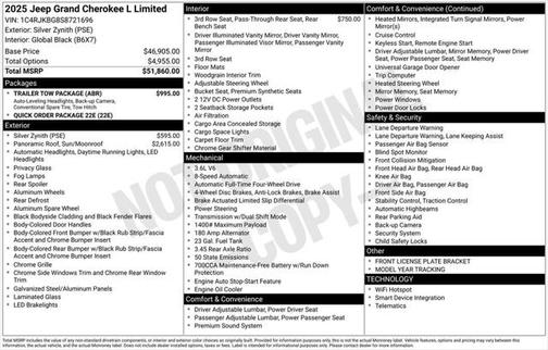 2025 Jeep Grand Cherokee L Limited
